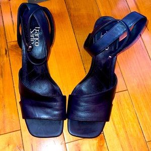 franco sarto wedge heel sandals